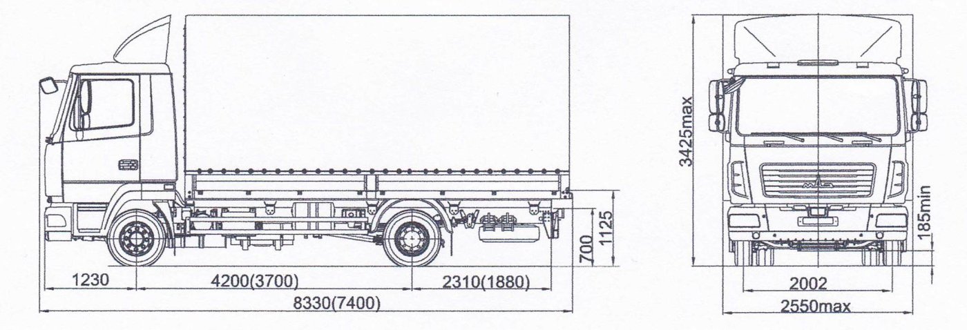 МАЗ 4371 С0-521-000, 2020 г.