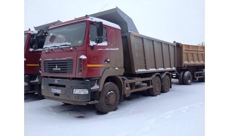 Обогрев кузова самосвала маз