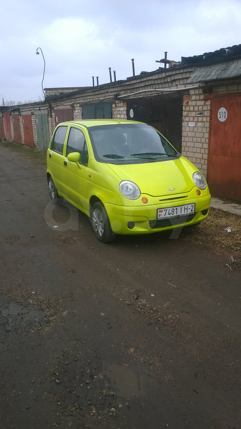 Daewoo Matiz M150 · Рестайлинг, 2007 г.