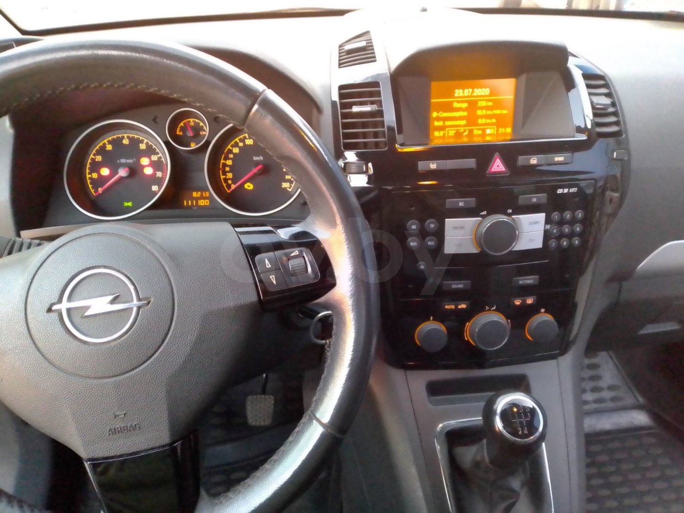 Opel Zafira B · Рестайлинг, 7 мест, 2011 г.
