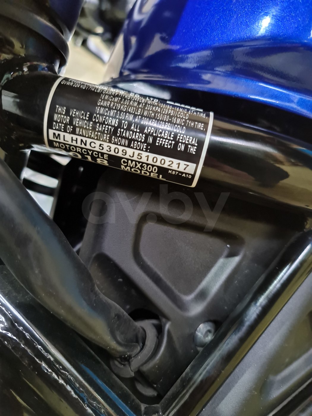 Honda CMX 300, 2017 г.