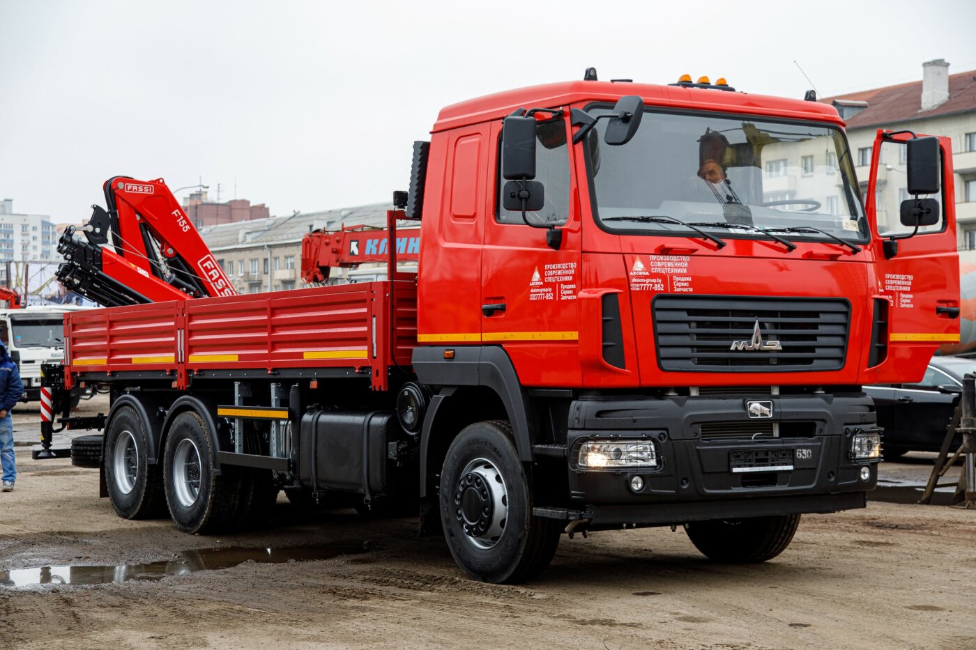 Купить кран-манипулятор Автомобиль AGC64M с КМУ Fassi F155A.0.25, 2023 г.  за 440000 byn