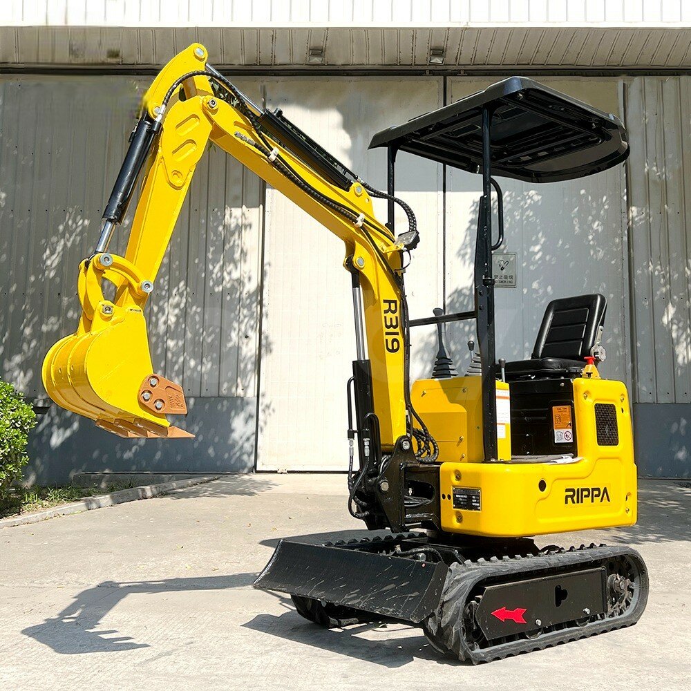 Rippa отзывы. Мини-экскаватор Rippa r319. Мини-экскаватор Rippa r319 в упаковке. Мини-экскаватор Rippa r319 с кабиной. Риппа р 319