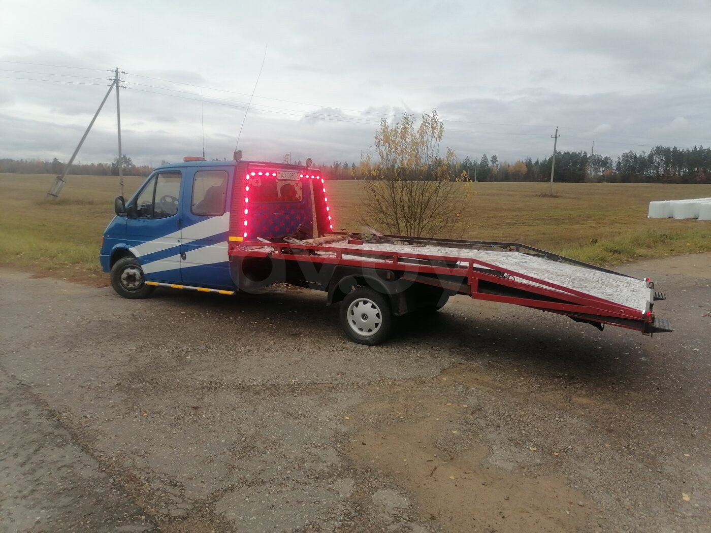 Купить эвакуатор c лебедкой Ford Transit, 1992 г. за 9500 usd